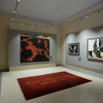Cesare Viel, Corpo estraneo. Toccare un tesoro, tappeto intessuto a mano in pura lana, colori vegetali, 200x300 cm, 2022