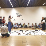 Cesare Viel, Corpi Estranei/Un punto del mondo, performance, Centre Pompidou Malaga, 2022, videostill, photo credit Alberto Cajigal