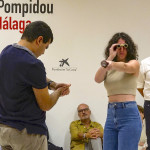 Cesare Viel, Corpi Estranei/Un punto del mondo, performance, Centre Pompidou Malaga, 2022, videostill, photo credit Alberto Cajigal